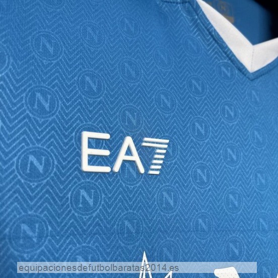 Nuevo 1ª Tailandia Camiseta Napoli 24/25 Azul Baratas